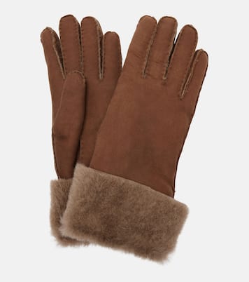 Gants en daim et shearling | Brunello Cucinelli