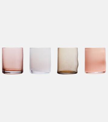 Set Raw Glassware aus vier Tumbler-Gläsern | Milena Kling
