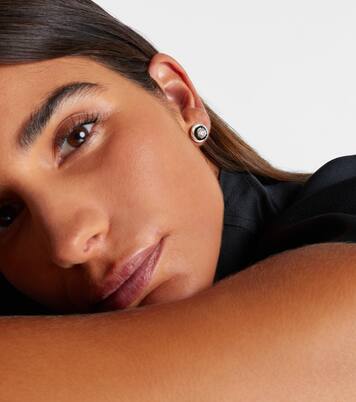 Boucles d’oreilles Calisto en or blanc 18 ct et diamants | Kamyen