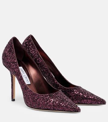 Love 100 glitter pumps | Jimmy Choo