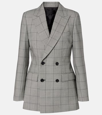 Weston plaid virgin wool blazer  | Nili Lotan