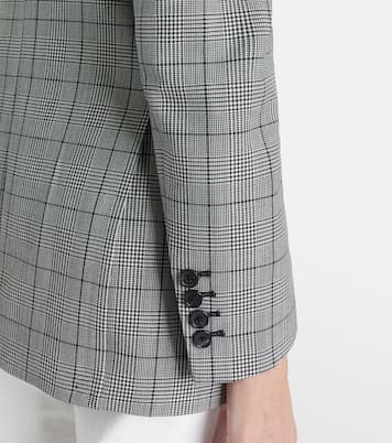 Weston plaid virgin wool blazer  | Nili Lotan