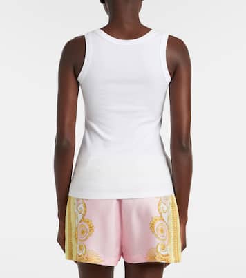 Cotton-blend top | Versace