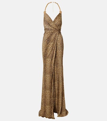 Embellished open-back gown | Roberto Cavalli