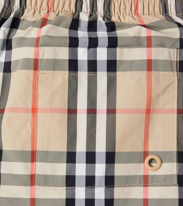 Burberry Check swim trunks | Burberry Kids