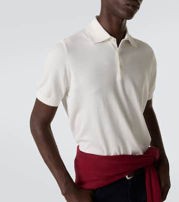 Cotton piqué polo shirt | Brunello Cucinelli