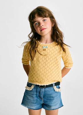 Top DG aus Baumwoll-Strick | Dolce&Gabbana Kids