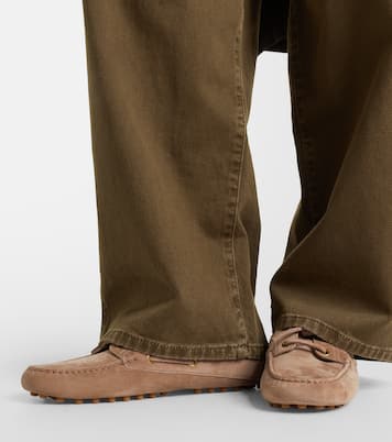 Slippers aus Veloursleder | Tod's