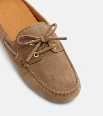 Slippers aus Veloursleder | Tod's