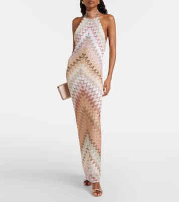 Robe aus Häkelstrick | Missoni