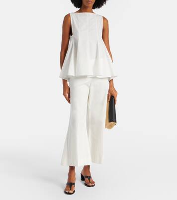 Schlaghose Walter aus Baumwolle und Seide | Khaite