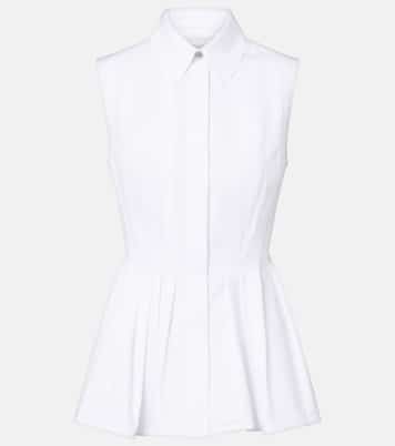 Certosa peplum cotton poplin shirt | Sportmax