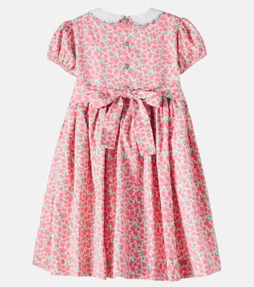 Coco smocked cotton poplin dress | La Coqueta