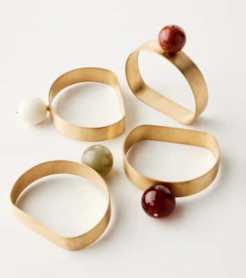 Set di 4 oggetti decorativi placcati in oro | Natalia Criado