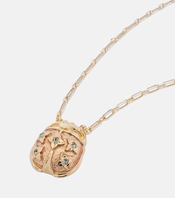 Collana Lady Scarab bagnata in oro | La DoubleJ