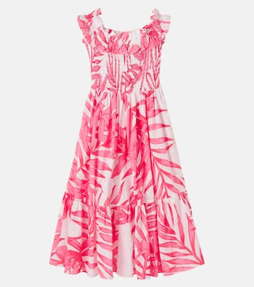 Abito Suzanne in cotone con stampa | Poupette St Barth Kids