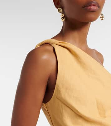 One-Shoulder-Minikleid Simona aus Leinen | Faithfull