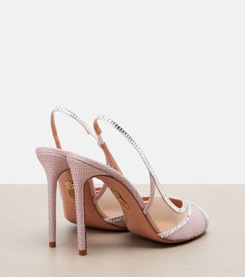Wild Aurora embellished slingback sandals | Aquazzura
