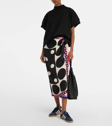 Handball Spezial croc-effect leather sneakers | Adidas