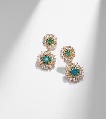 Boucles d'oreilles en or 18 ct (750/1000) et pierres précieuses | Suzanne Kalan