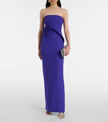 Floral-appliqué gown | Roland Mouret