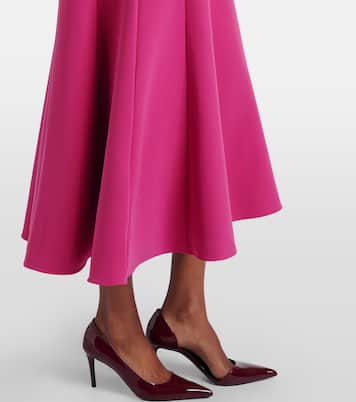 Floral-appliqué one-shoulder cocktail dress | Roland Mouret