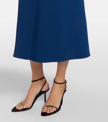 Abito midi in cady | Victoria Beckham