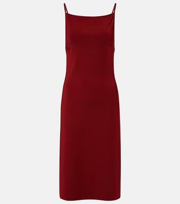 Ribbed-knit jersey midi dress | Ferragamo