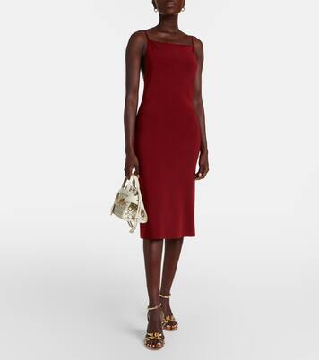 Ribbed-knit jersey midi dress | Ferragamo