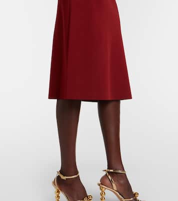 Ribbed-knit jersey midi dress | Ferragamo