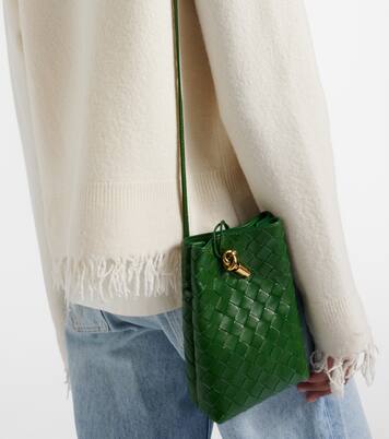Andiamo Mini leather crossbody bag | Bottega Veneta