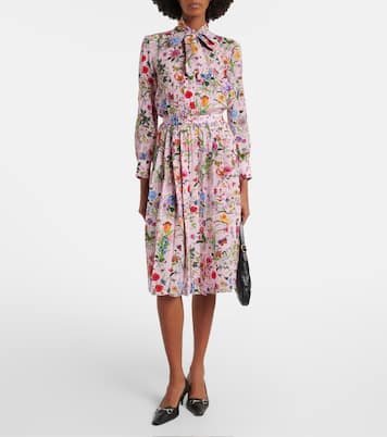 Hemdblusenkleid aus Seide | Gucci