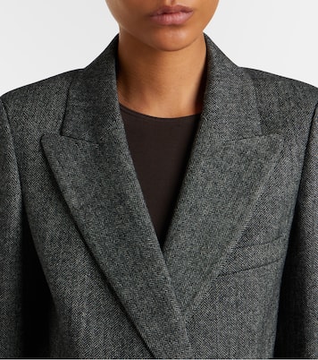 Everyday herringbone wool-blend blazer | Blazé Milano