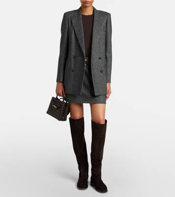 Everyday herringbone wool-blend blazer | Blazé Milano