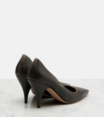 Liisa Three leather pumps | The Row