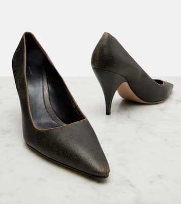 Liisa Three leather pumps | The Row