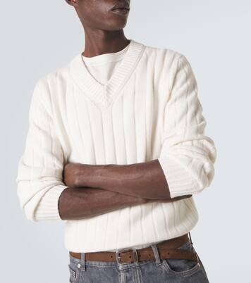 Rippstrick-Pullover aus Kaschmir | Brunello Cucinelli