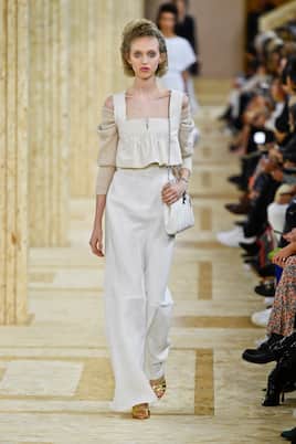 Gonna lunga in lino | Miu Miu