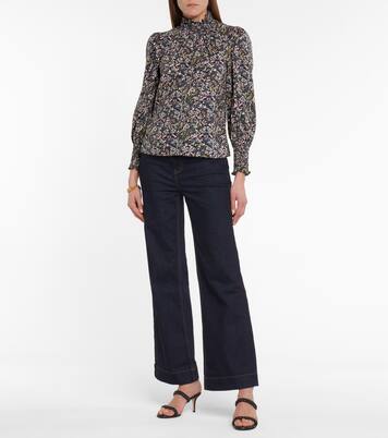 Top Gaia en coton à motif cachemire | Veronica Beard