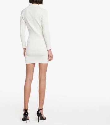 Minikleid aus Rippstrick | Self-Portrait