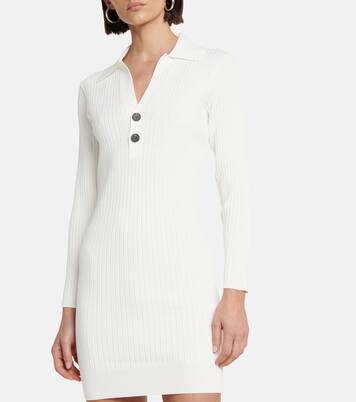 Minikleid aus Rippstrick | Self-Portrait