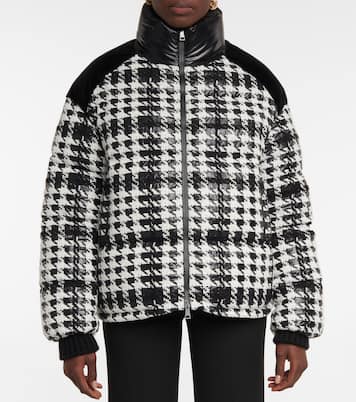 Erine checked puffer jacket | Moncler