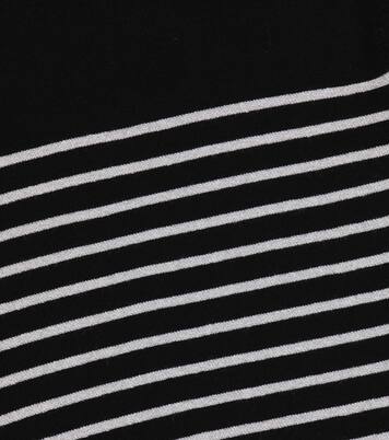 Striped lamé virgin wool sweater | Balmain Kids