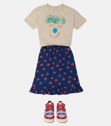 Jupe Sparrow en coton à pois | The Animals Observatory