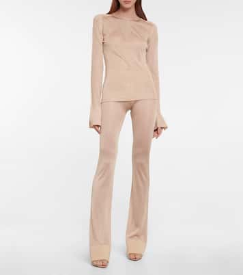 X Lotta Volkova High-Rise-Schlaghose | Jean Paul Gaultier