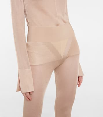 X Lotta Volkova High-Rise-Schlaghose | Jean Paul Gaultier