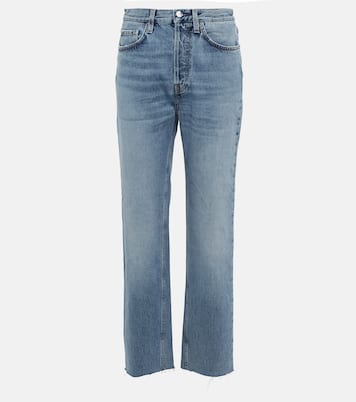 Jeans rectos de tiro alto | Toteme