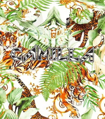 Sweat-shirt à capuche zippé imprimé | Camilla Kids