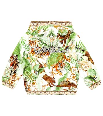 Sweat-shirt à capuche zippé imprimé | Camilla Kids