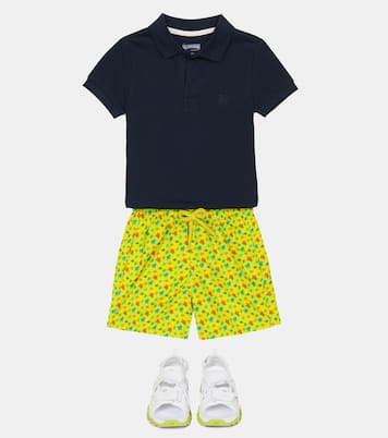 Jim printed twill swim trunks | Vilebrequin Kids